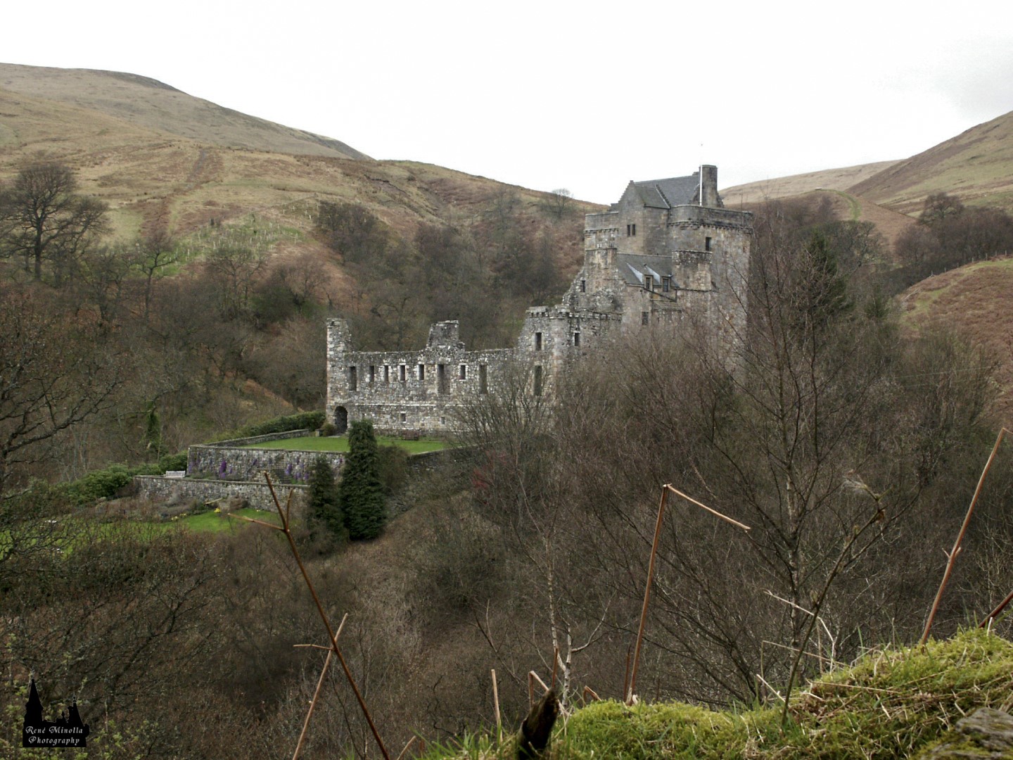 Campell Castle, Dollar, Schottland